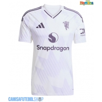 Camisa de time de futebol Manchester United Replicas 2º Equipamento 2025-26 Manga Curta